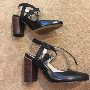 Clark's black heels